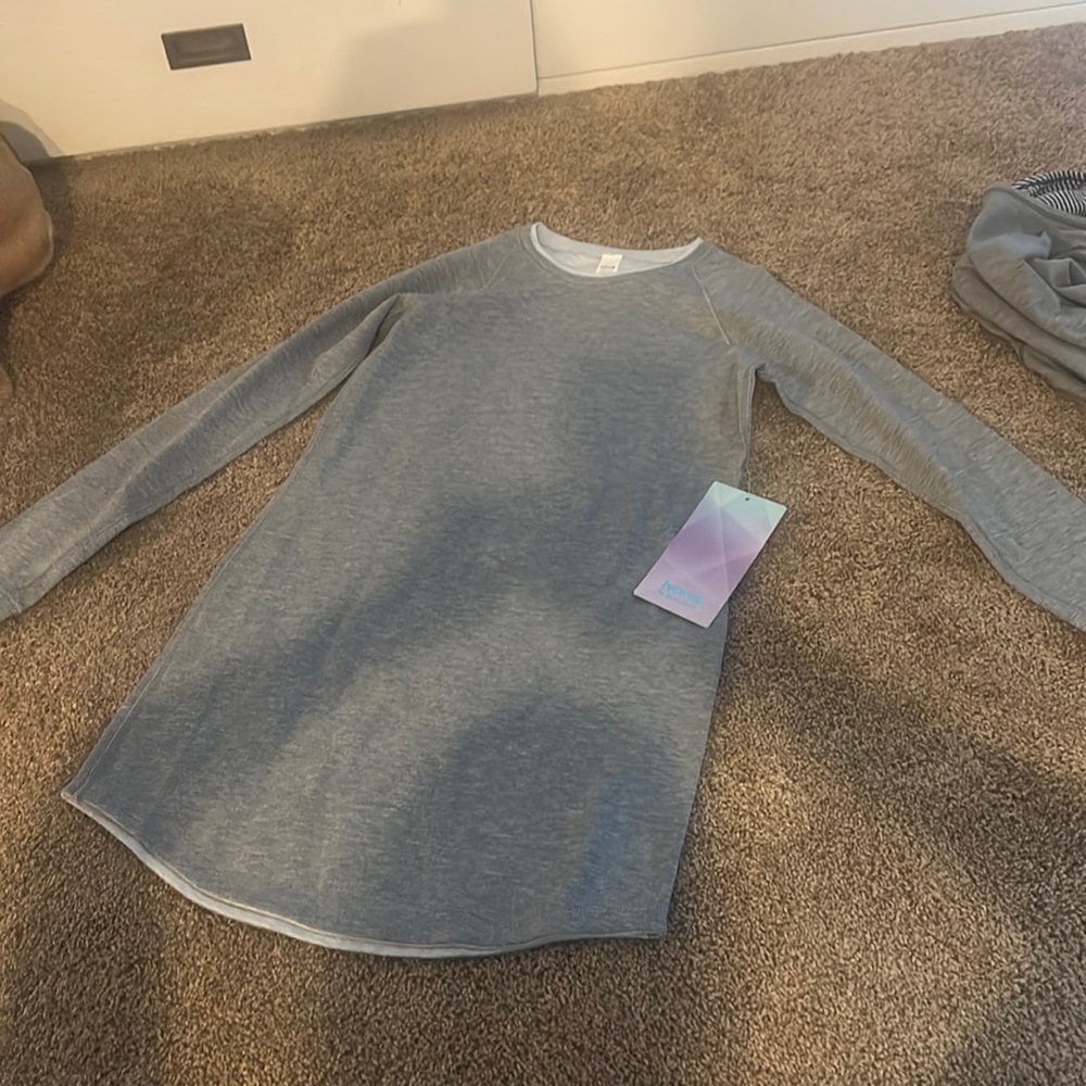 reversible long sleeve dress